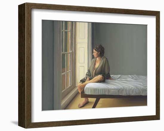 Simona Pregnant Seated, 2007-Peter Breeden-Framed Giclee Print