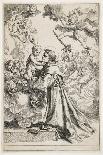Sketches of the Virgin and Child, and the Holy Family, 1642-48-Simone Cantarini-Giclee Print