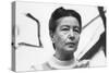 Simone De Beauvoir En 1968-null-Stretched Canvas