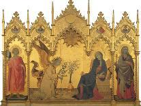 'The Annunciation and Two Saints', 1333. Artist: Simone Martini-Simone Martini-Giclee Print