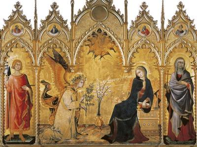 The Annunciation and Two Saints (Annunciazione E Due Santi)