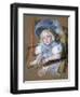 Simone Seated-Mary Cassatt-Framed Giclee Print