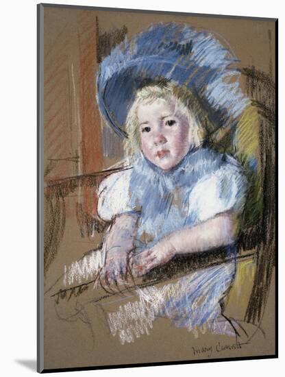Simone Seated-Mary Cassatt-Mounted Giclee Print