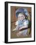 Simone Seated-Mary Cassatt-Framed Giclee Print