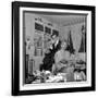 Simone Signoret and Her Husband Yves Montand-Marcel Begoin-Framed Photographic Print