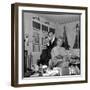 Simone Signoret and Her Husband Yves Montand-Marcel Begoin-Framed Photographic Print