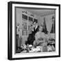 Simone Signoret and Her Husband Yves Montand-Marcel Begoin-Framed Photographic Print