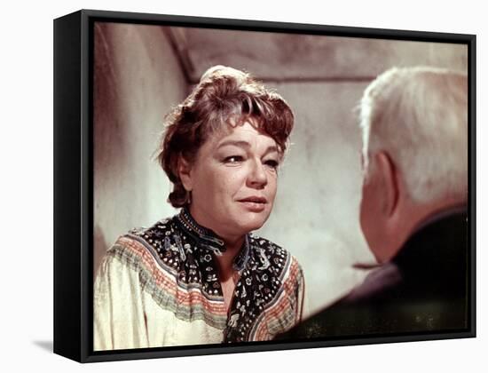 Simone Signoret and Jean Gabin: Le Chat, 1971-Marcel Dole-Framed Stretched Canvas