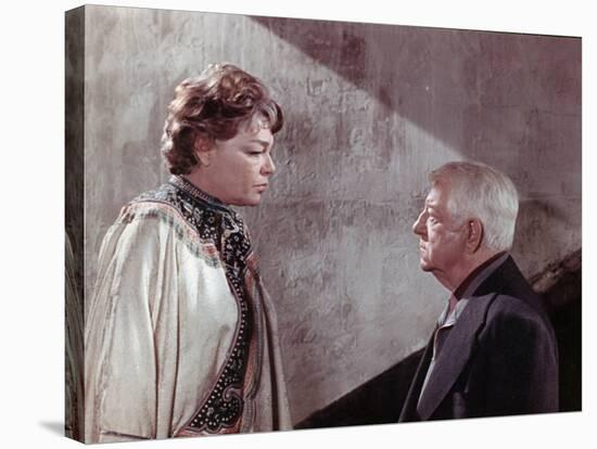 Simone Signoret and Jean Gabin: Le Chat, 1971-Marcel Dole-Stretched Canvas