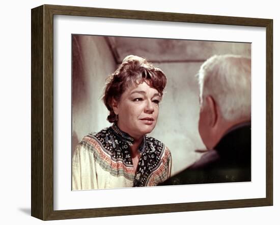 Simone Signoret and Jean Gabin: Le Chat, 1971-Marcel Dole-Framed Photographic Print