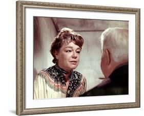 Simone Signoret and Jean Gabin: Le Chat, 1971-Marcel Dole-Framed Photographic Print