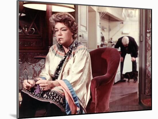 Simone Signoret and Jean Gabin: Le Chat, 1971-Marcel Dole-Mounted Photographic Print