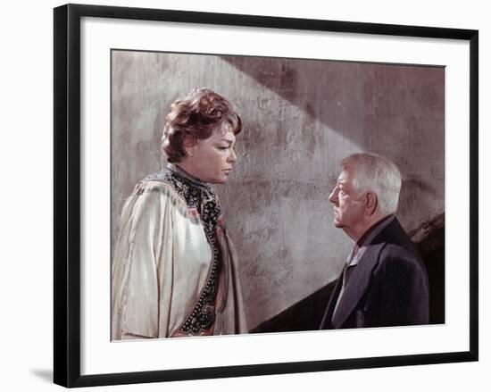 Simone Signoret and Jean Gabin: Le Chat, 1971-Marcel Dole-Framed Photographic Print