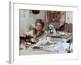 Simone Signoret and Jean Gabin: Le Chat, 1971-Marcel Dole-Framed Photographic Print