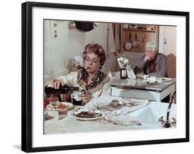 Simone Signoret and Jean Gabin: Le Chat, 1971-Marcel Dole-Framed Photographic Print