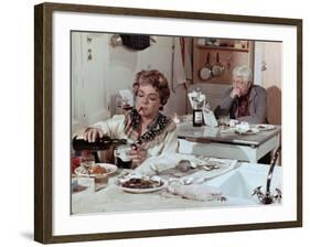 Simone Signoret and Jean Gabin: Le Chat, 1971-Marcel Dole-Framed Photographic Print