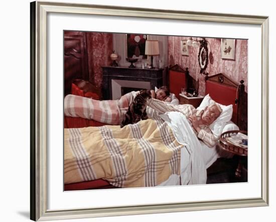 Simone Signoret and Jean Gabin: Le Chat, 1971-Marcel Dole-Framed Photographic Print