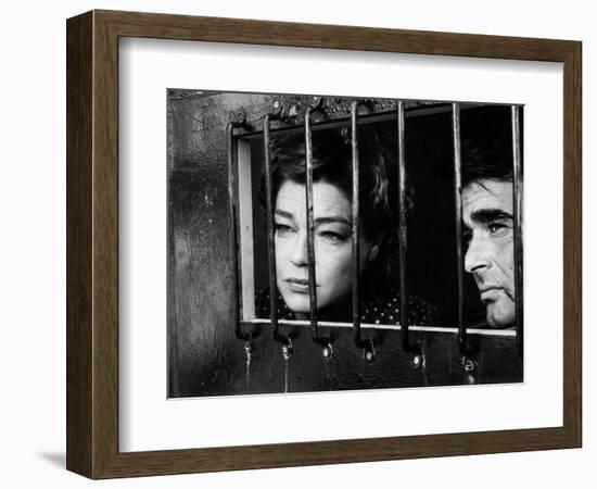 Simone Signoret and Stuart Whitman: Le Jour et L'Heure, 1963-Marcel Dole-Framed Photographic Print