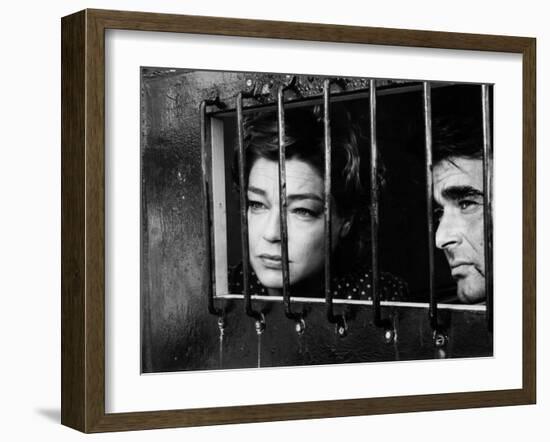 Simone Signoret and Stuart Whitman: Le Jour et L'Heure, 1963-Marcel Dole-Framed Photographic Print