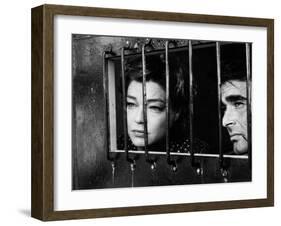 Simone Signoret and Stuart Whitman: Le Jour et L'Heure, 1963-Marcel Dole-Framed Photographic Print