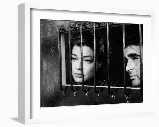 Simone Signoret and Stuart Whitman: Le Jour et L'Heure, 1963-Marcel Dole-Framed Photographic Print