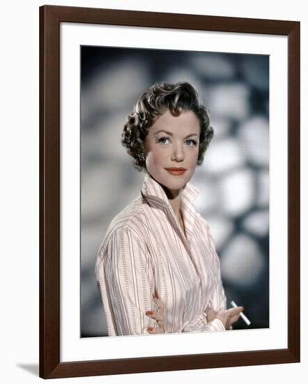 Simone Simon dans les annees 50, SIMONE SIMON in the 50's (photo)-null-Framed Photo