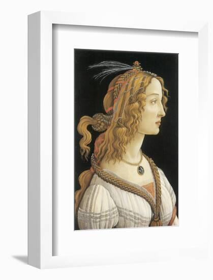 Simonetta Vespucci in Mythological Guise-Sandro Botticelli-Framed Premium Giclee Print