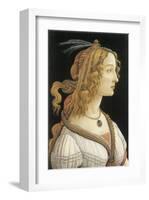 Simonetta Vespucci in Mythological Guise-Sandro Botticelli-Framed Premium Giclee Print