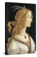 Simonetta Vespucci in Mythological Guise-Sandro Botticelli-Stretched Canvas