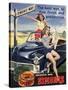 Simoniz Cars Wax Polish Sex Objects Sexism Discrimination, UK, 1950-null-Stretched Canvas