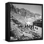 Simony Hut, Salzkammergut, Austria, C1900s-Wurthle & Sons-Framed Stretched Canvas