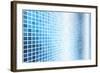 Simple And Clean Background Abstract In Grid-kentoh-Framed Art Print