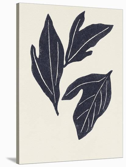 'Simple Block - Leaf' Stretched Canvas Print - Kristine Hegre ...