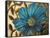 Simple Blue Garden I-Walt Johnson-Framed Stretched Canvas