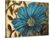 Simple Blue Garden I-Walt Johnson-Stretched Canvas