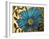 Simple Blue Garden I-Walt Johnson-Framed Art Print