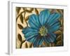 Simple Blue Garden I-Walt Johnson-Framed Art Print