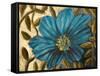 Simple Blue Garden I-Walt Johnson-Framed Stretched Canvas