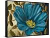 Simple Blue Garden II-Walt Johnson-Framed Stretched Canvas