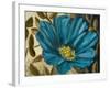 Simple Blue Garden II-Walt Johnson-Framed Art Print