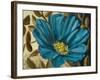 Simple Blue Garden II-Walt Johnson-Framed Art Print