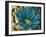 Simple Blue Garden II-Walt Johnson-Framed Art Print