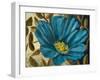 Simple Blue Garden II-Walt Johnson-Framed Art Print