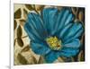 Simple Blue Garden II-Walt Johnson-Framed Art Print