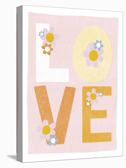 Simple Cheer - Love-Archie Stone-Stretched Canvas