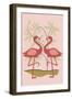 Simple Flamingo - Pink-Lantern Press-Framed Art Print