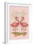 Simple Flamingo - Pink-Lantern Press-Framed Art Print