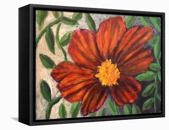 Simple Garden I-Walt Johnson-Framed Stretched Canvas