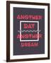 Simple Geometric Motivational Poster-Vanzyst-Framed Art Print