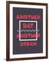 Simple Geometric Motivational Poster-Vanzyst-Framed Art Print